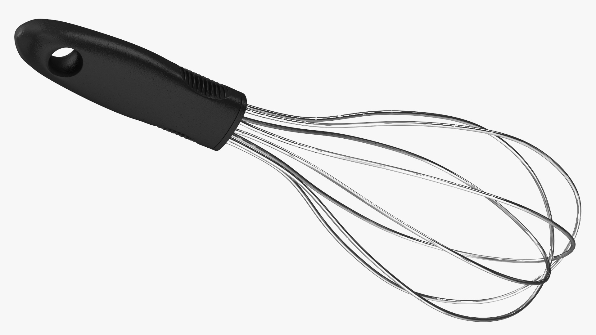 Balloon Whisk Black 3D model