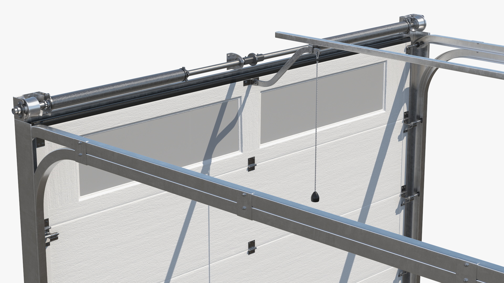 3D Sectional Garage Door with Mechanism