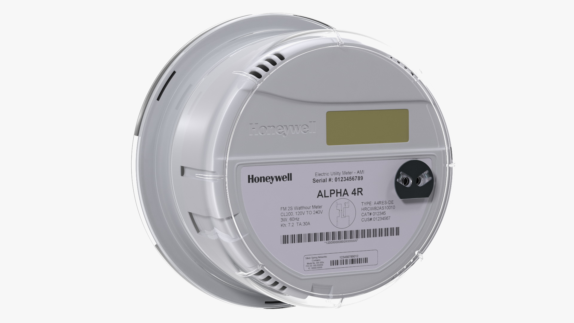 Electricity Meter Honeywell A4RES OFF 3D