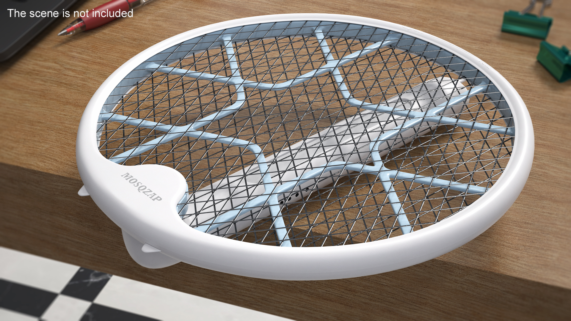 3D model Mosqzap Bug Zapper Racket Assembled