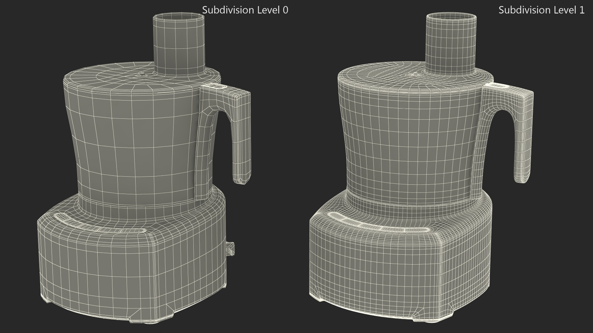 3D Electric Food Processor model