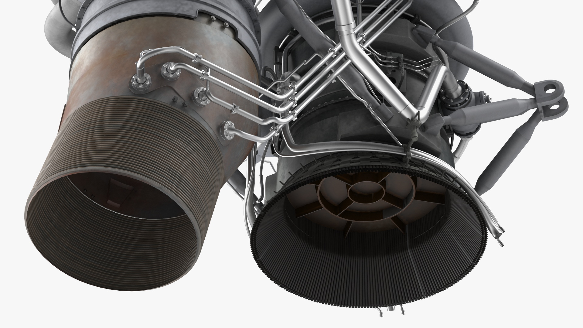 3D Realistic Rocket Engine model