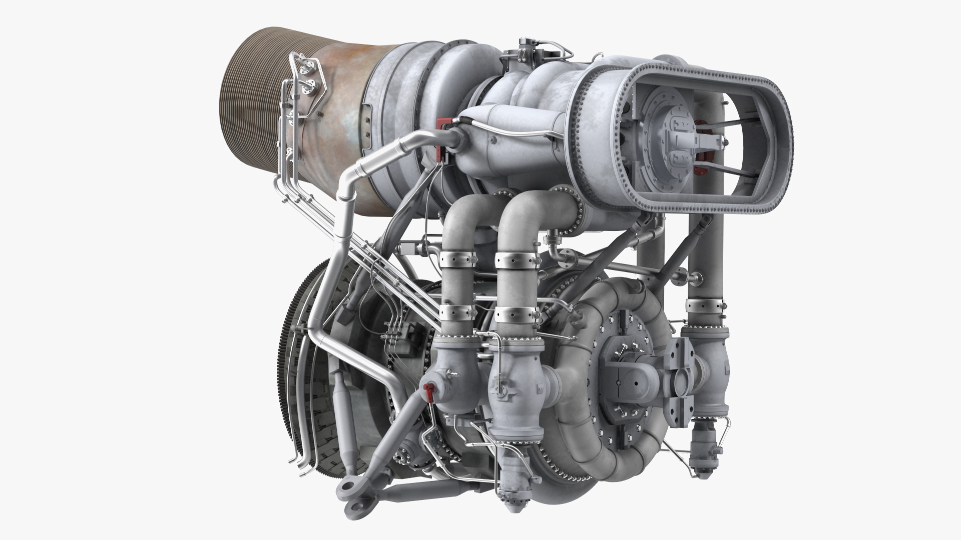 3D Realistic Rocket Engine model