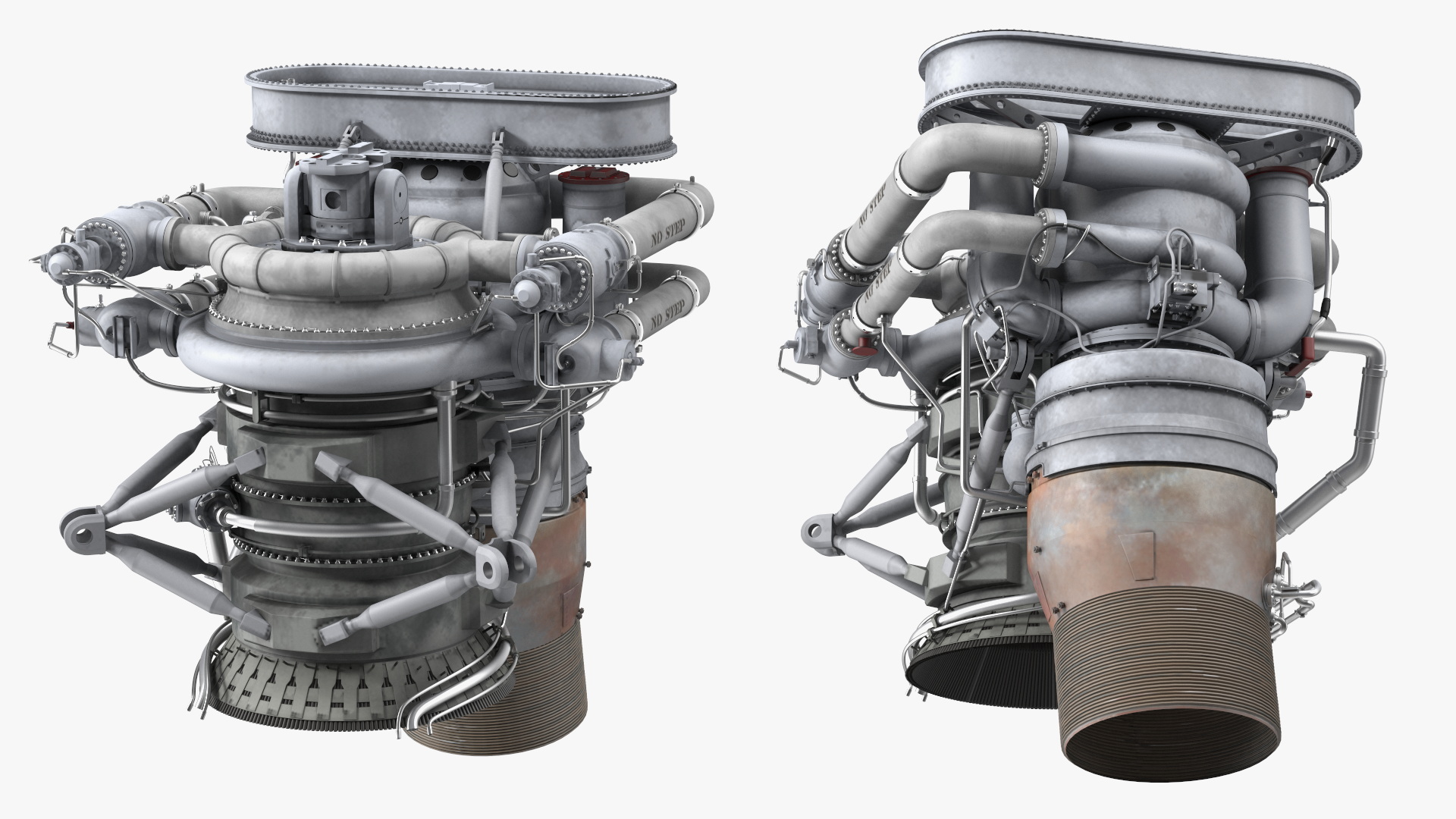 3D Realistic Rocket Engine model