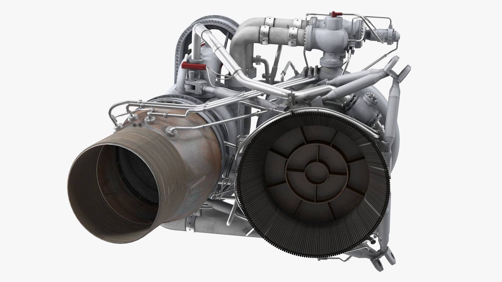 3D Realistic Rocket Engine model