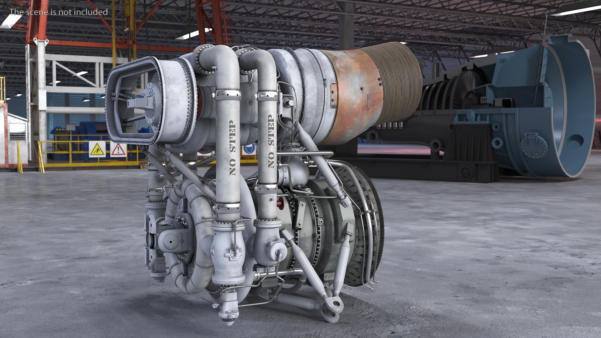 3D Realistic Rocket Engine model