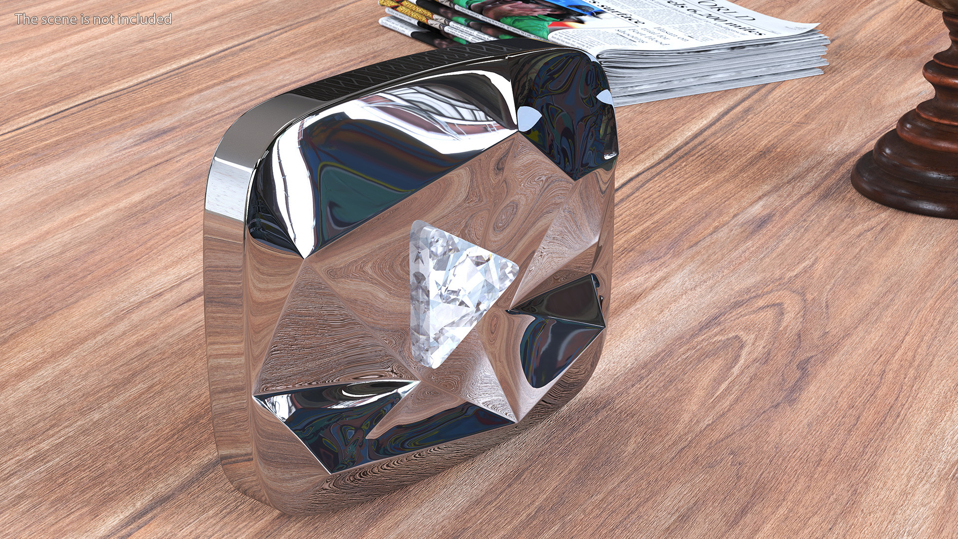 3D Diamond Youtube Award