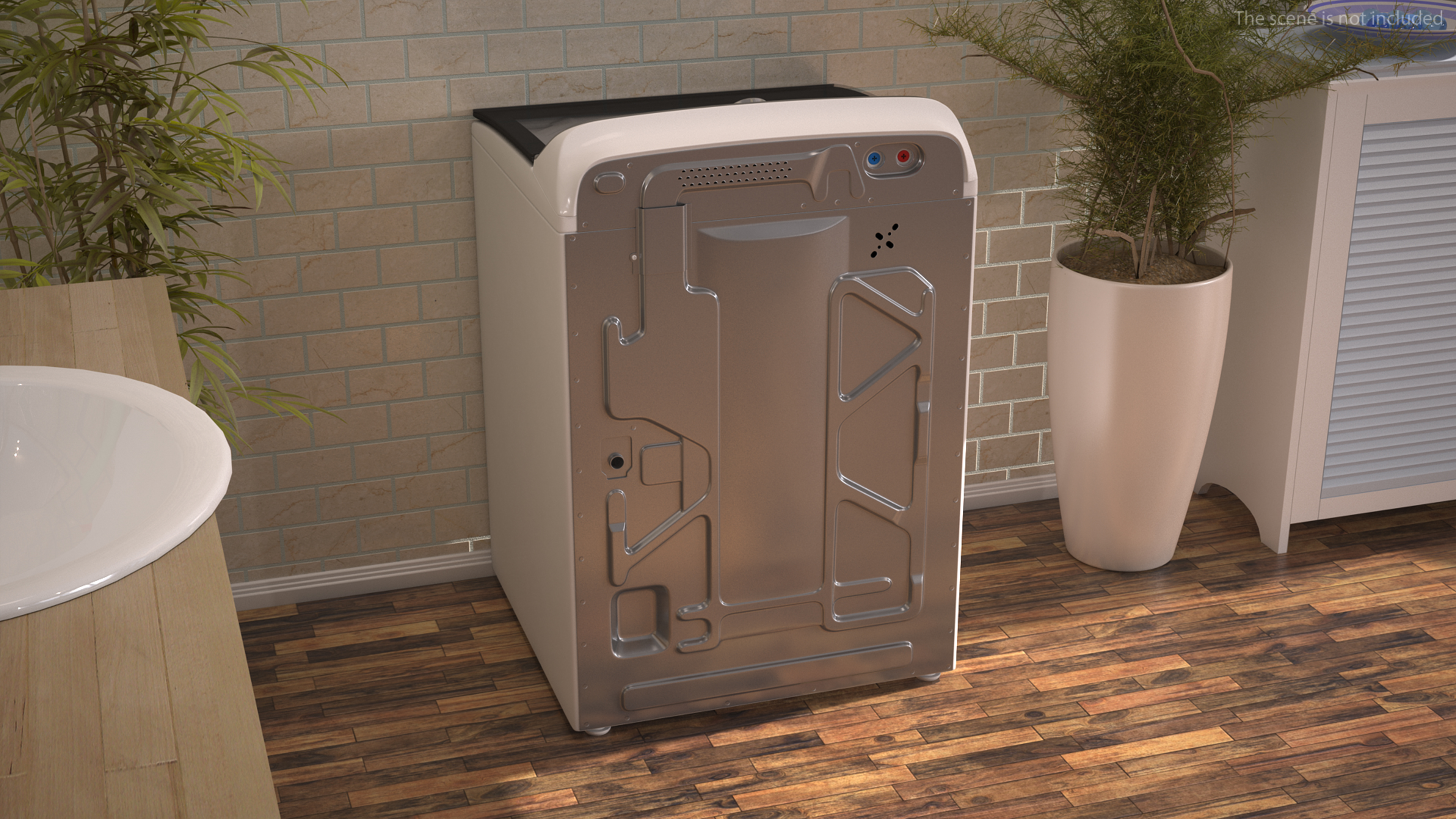 3D model Top Load Washer