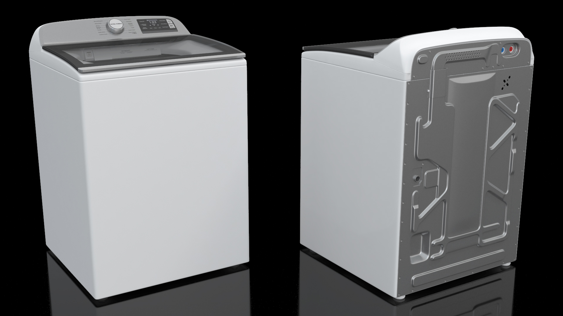 3D model Top Load Washer