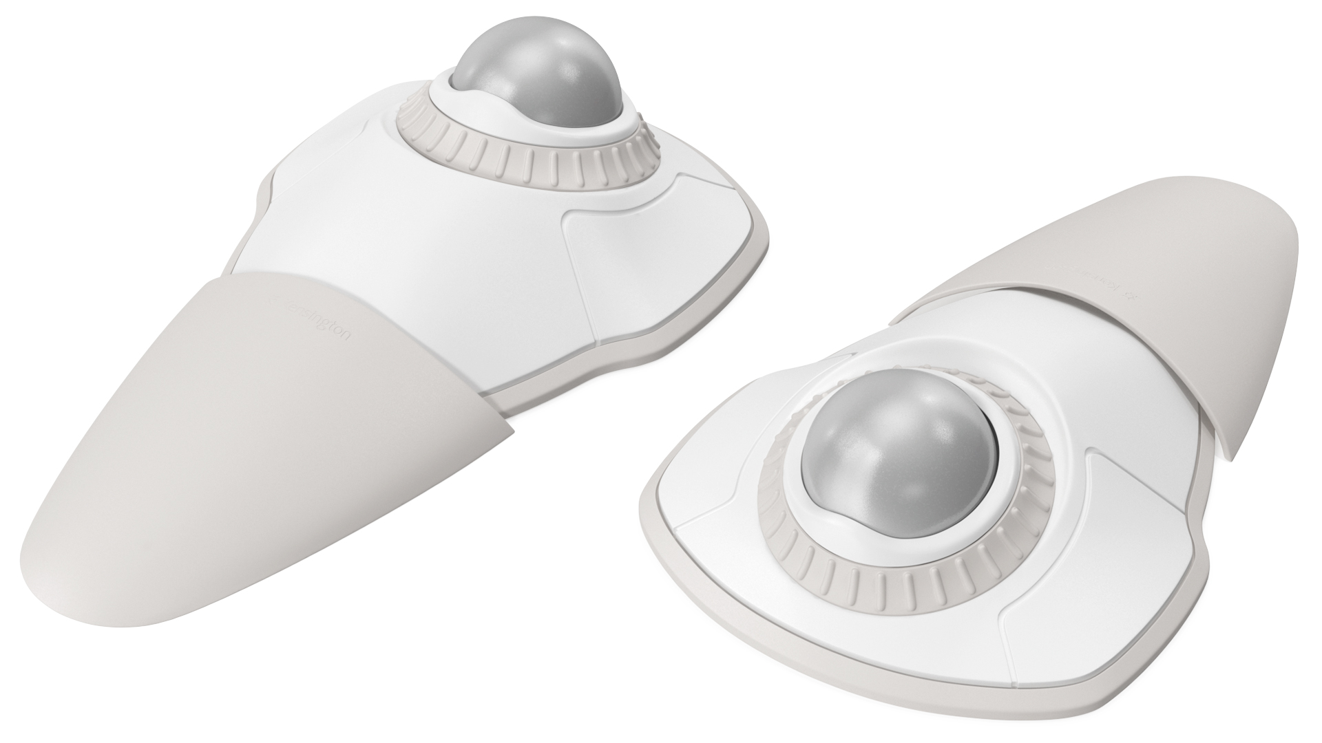 Trackball Mouse White Color 3D