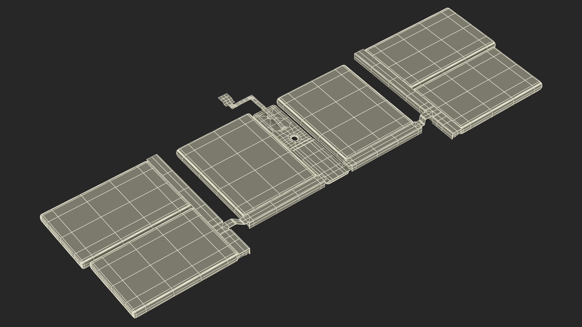 3D model Battery MacBook Pro 14 M2