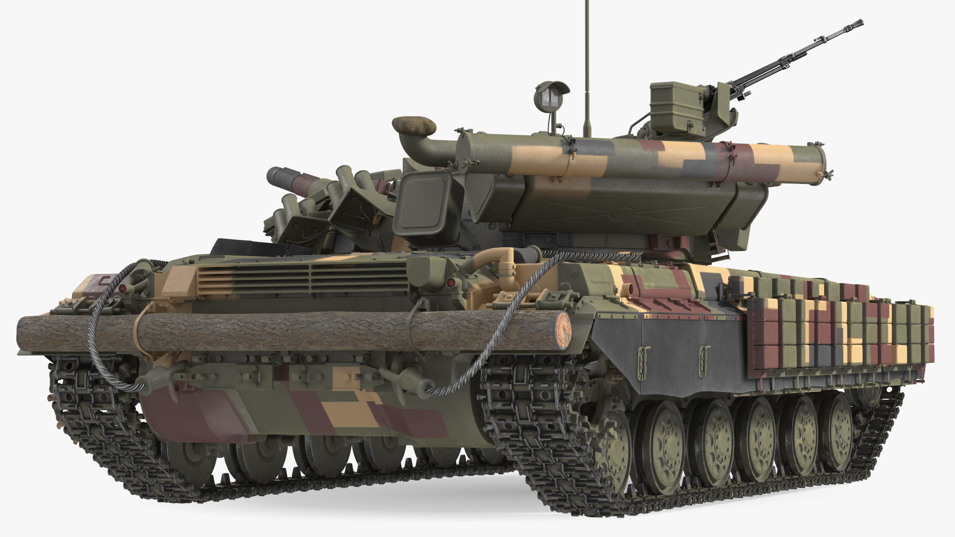 3D T64 BV Battle Tank Clean Rigged