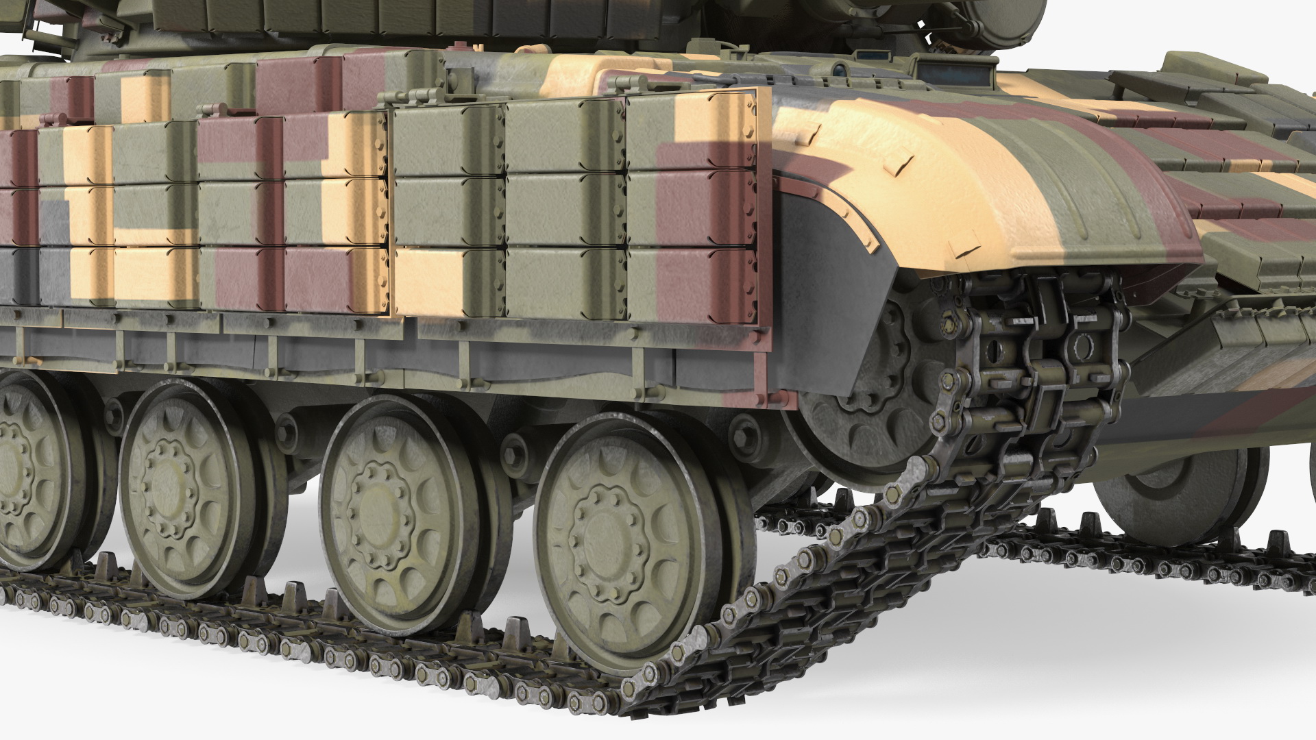 3D T64 BV Battle Tank Clean Rigged