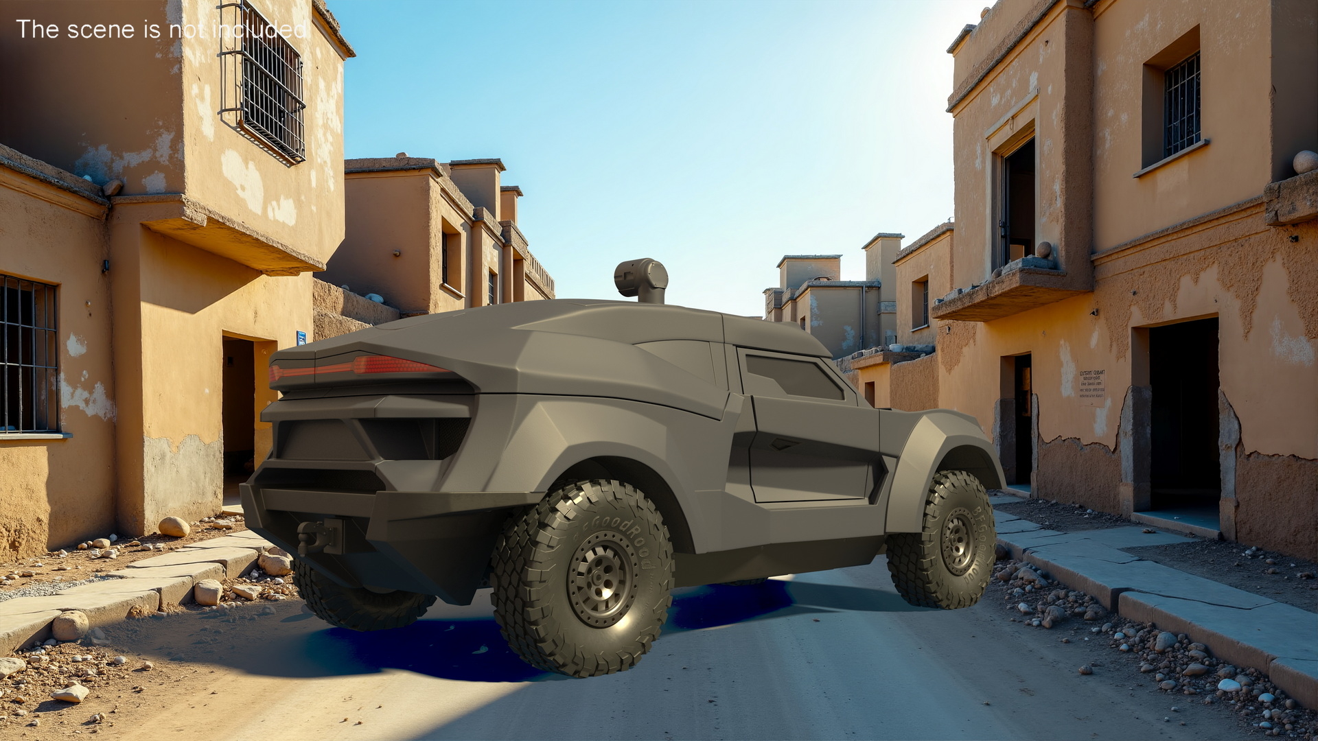 3D Armored Tactical Ground Interceptor Vehicle model