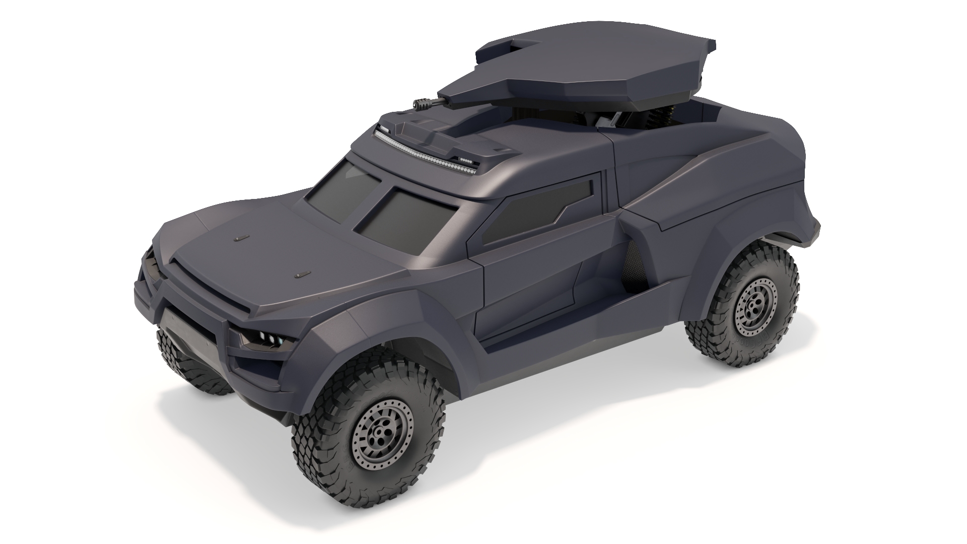 3D Armored Tactical Ground Interceptor Vehicle model