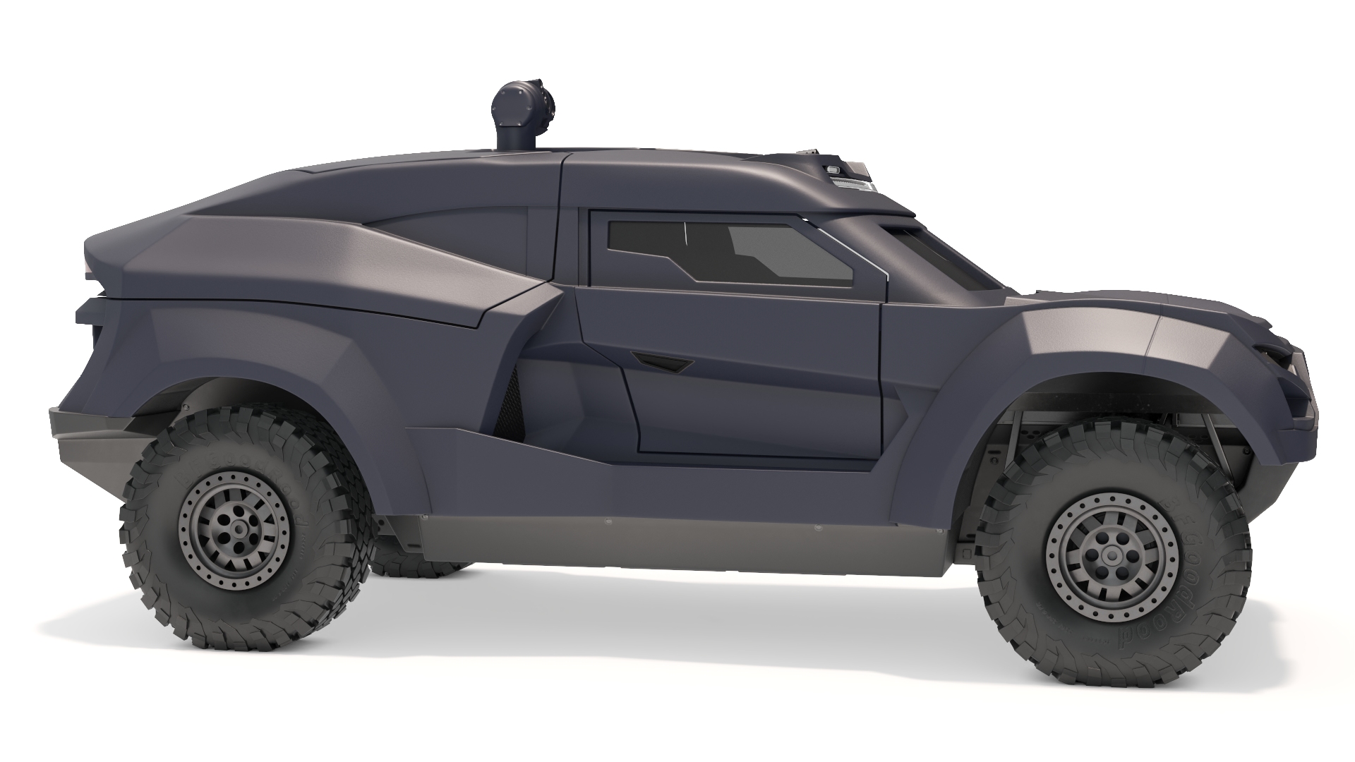 3D Armored Tactical Ground Interceptor Vehicle model