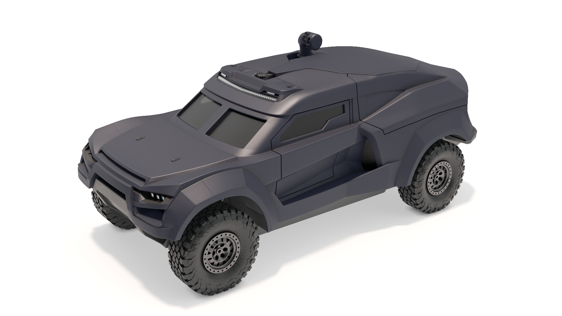 3D Armored Tactical Ground Interceptor Vehicle model