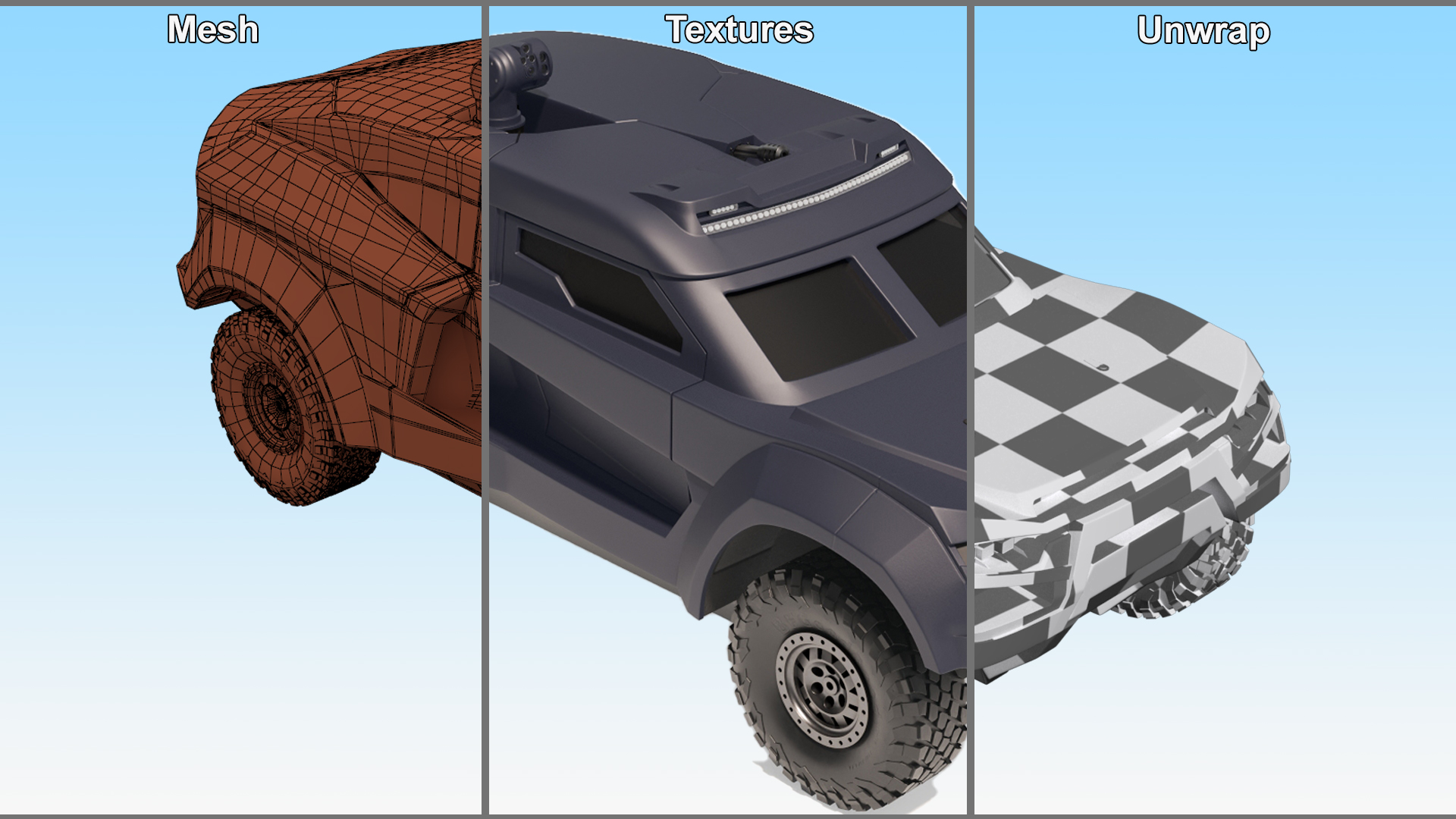 3D Armored Tactical Ground Interceptor Vehicle model