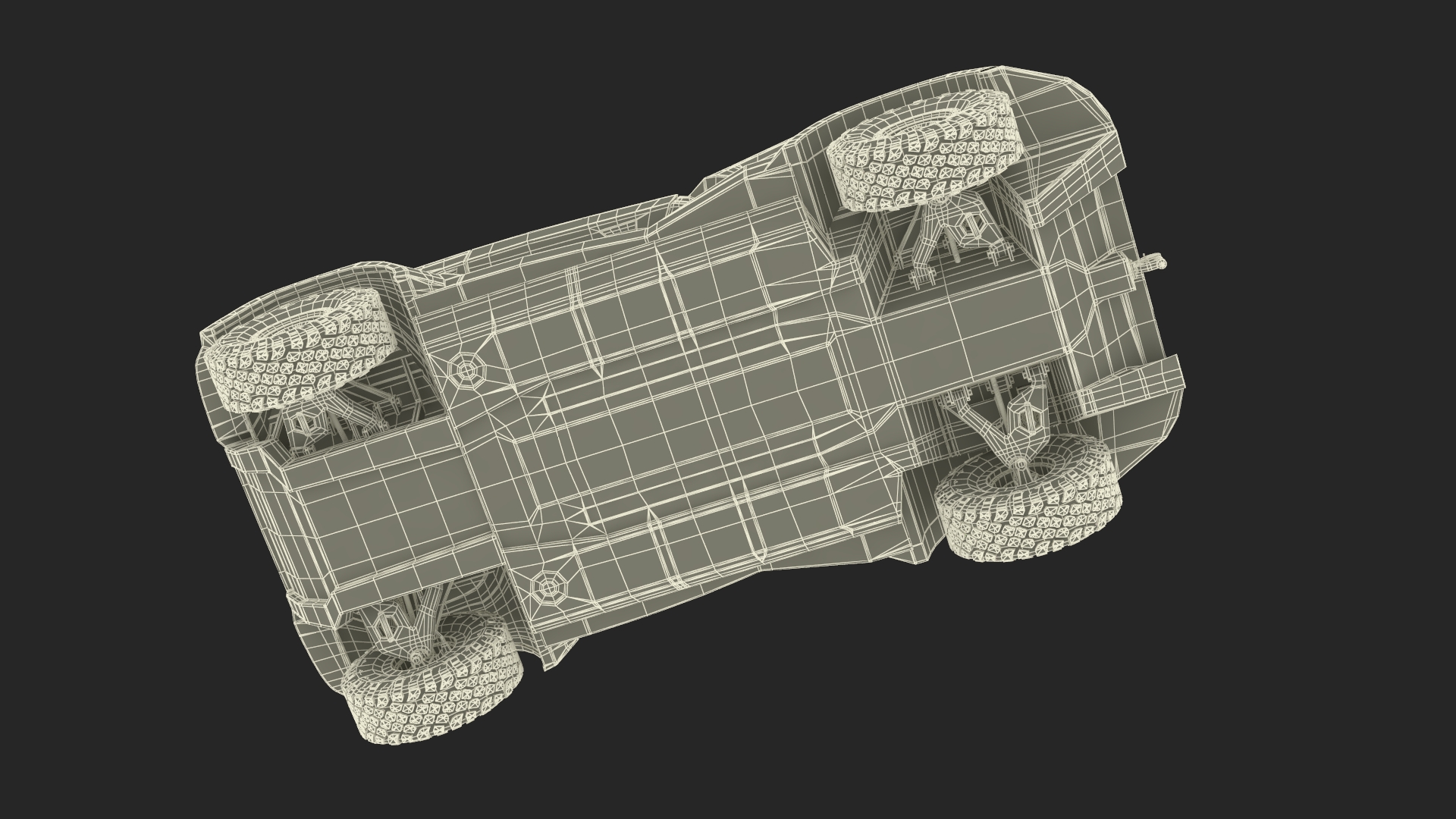 3D Armored Tactical Ground Interceptor Vehicle model