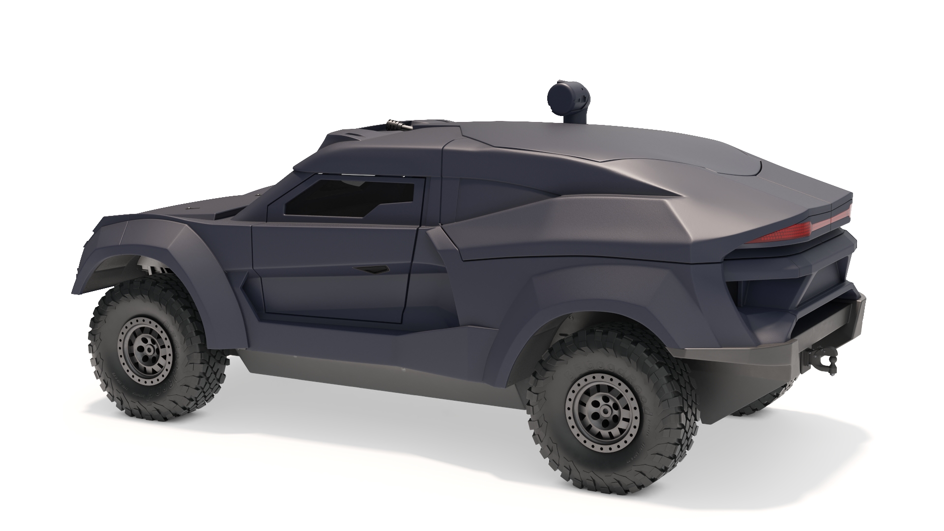 3D Armored Tactical Ground Interceptor Vehicle model