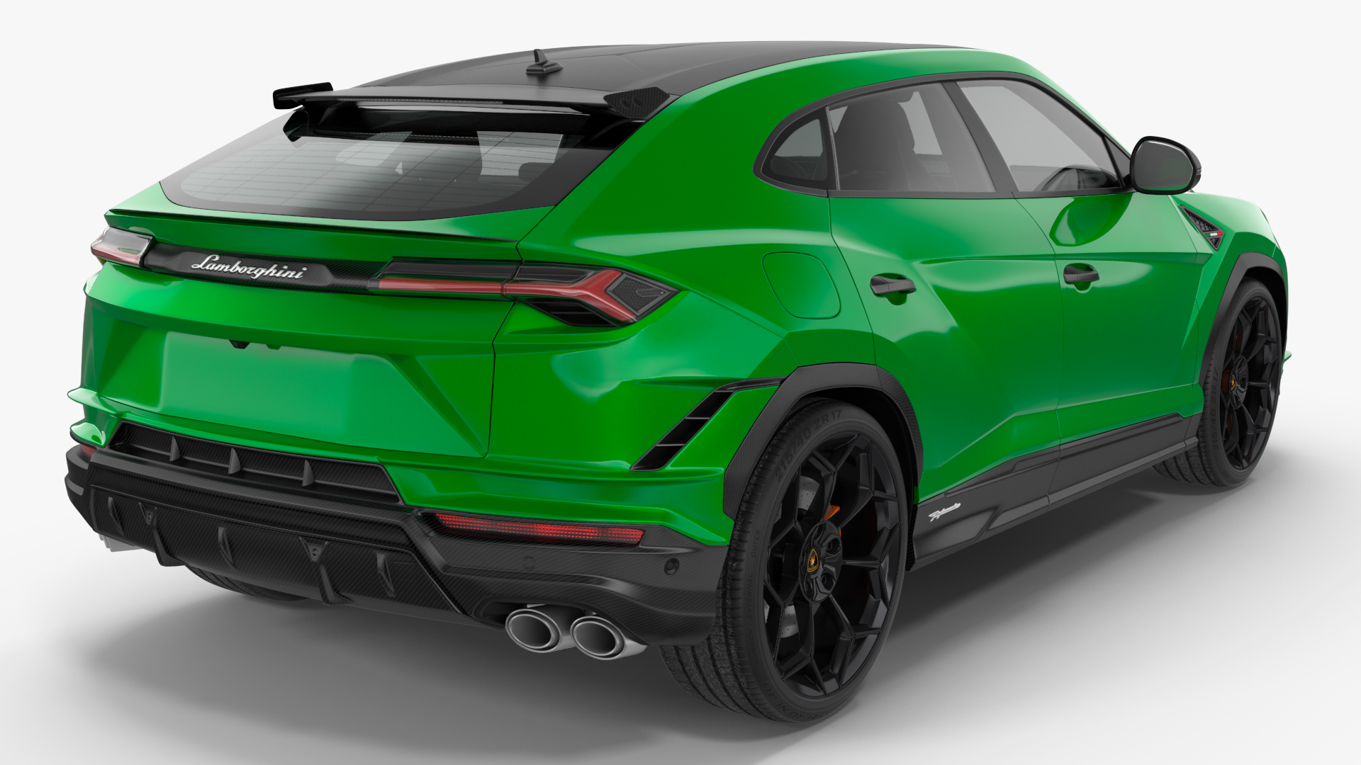 Lamborghini Urus Performante SUV Rigged 3D model