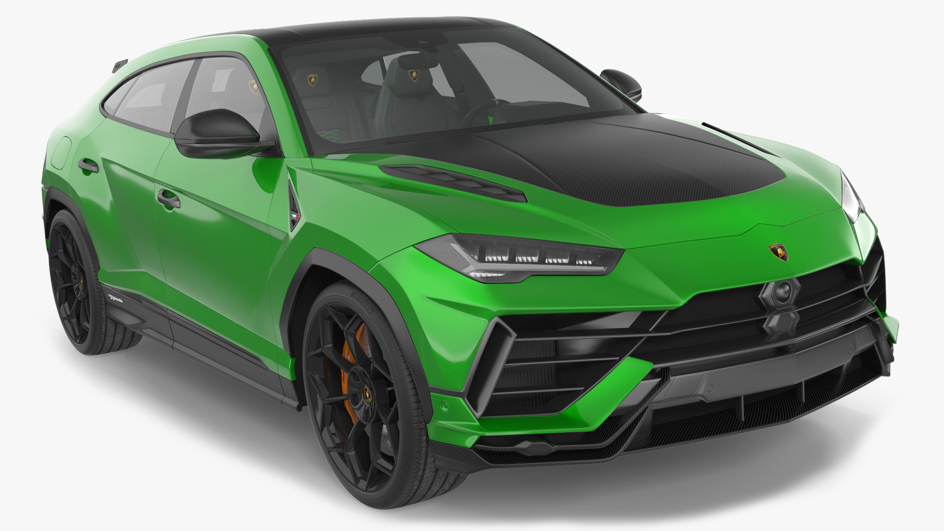 Lamborghini Urus Performante SUV Rigged 3D model