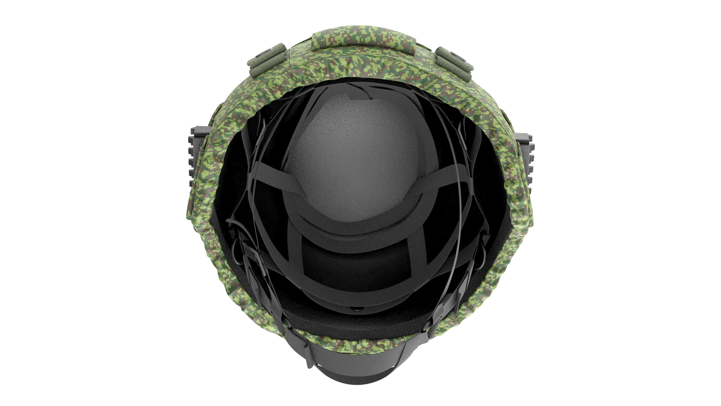 Dark Helmet Ratnik Dark Green Case 3D model