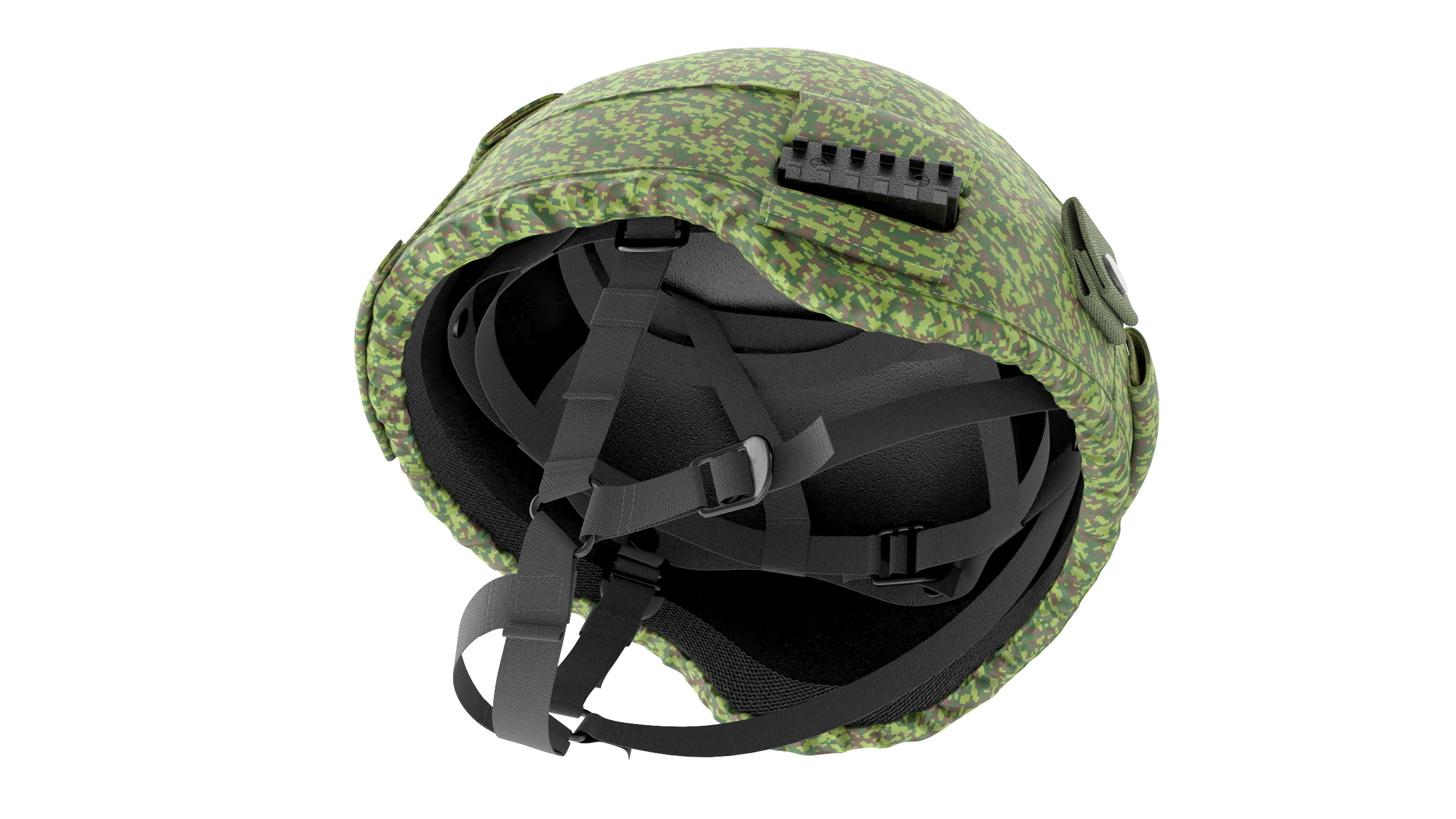 Dark Helmet Ratnik Dark Green Case 3D model