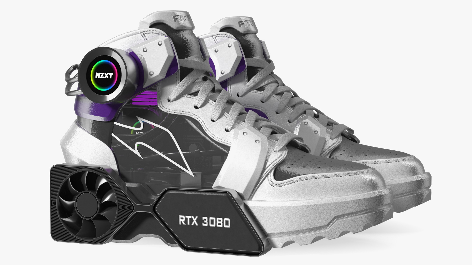 3D RTFKT x NZXT 3080 Sneakers