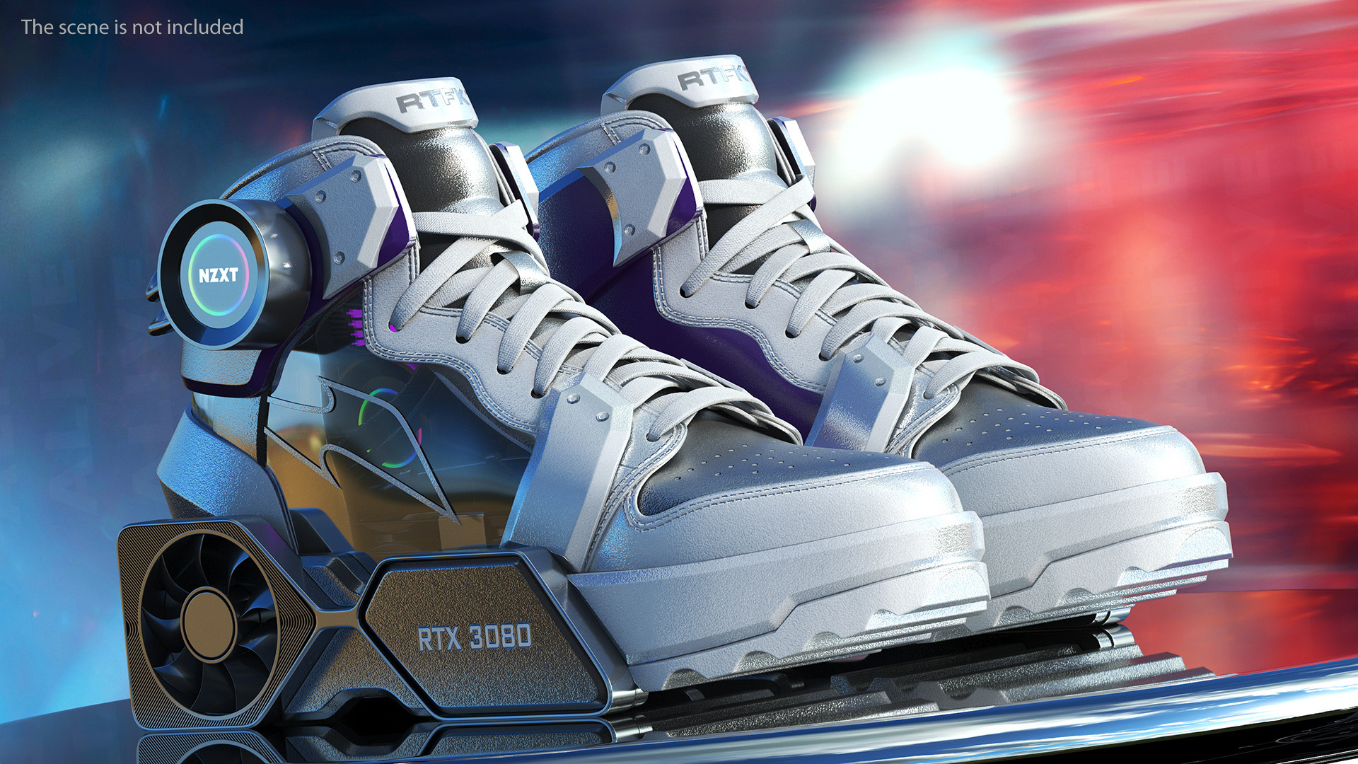 3D RTFKT x NZXT 3080 Sneakers