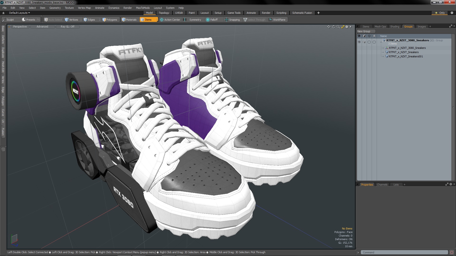 3D RTFKT x NZXT 3080 Sneakers