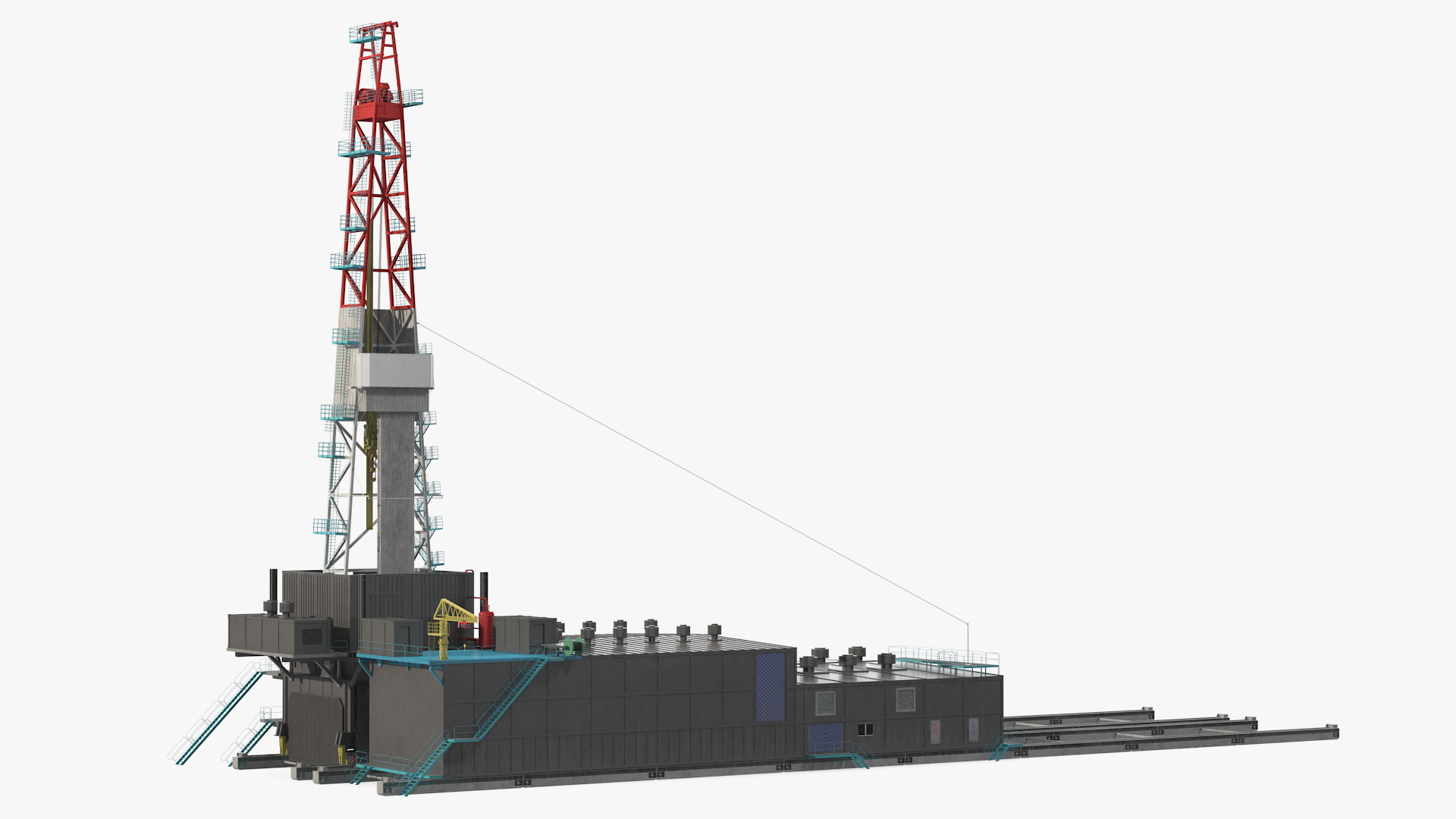 Sectional Drilling Rig 3D