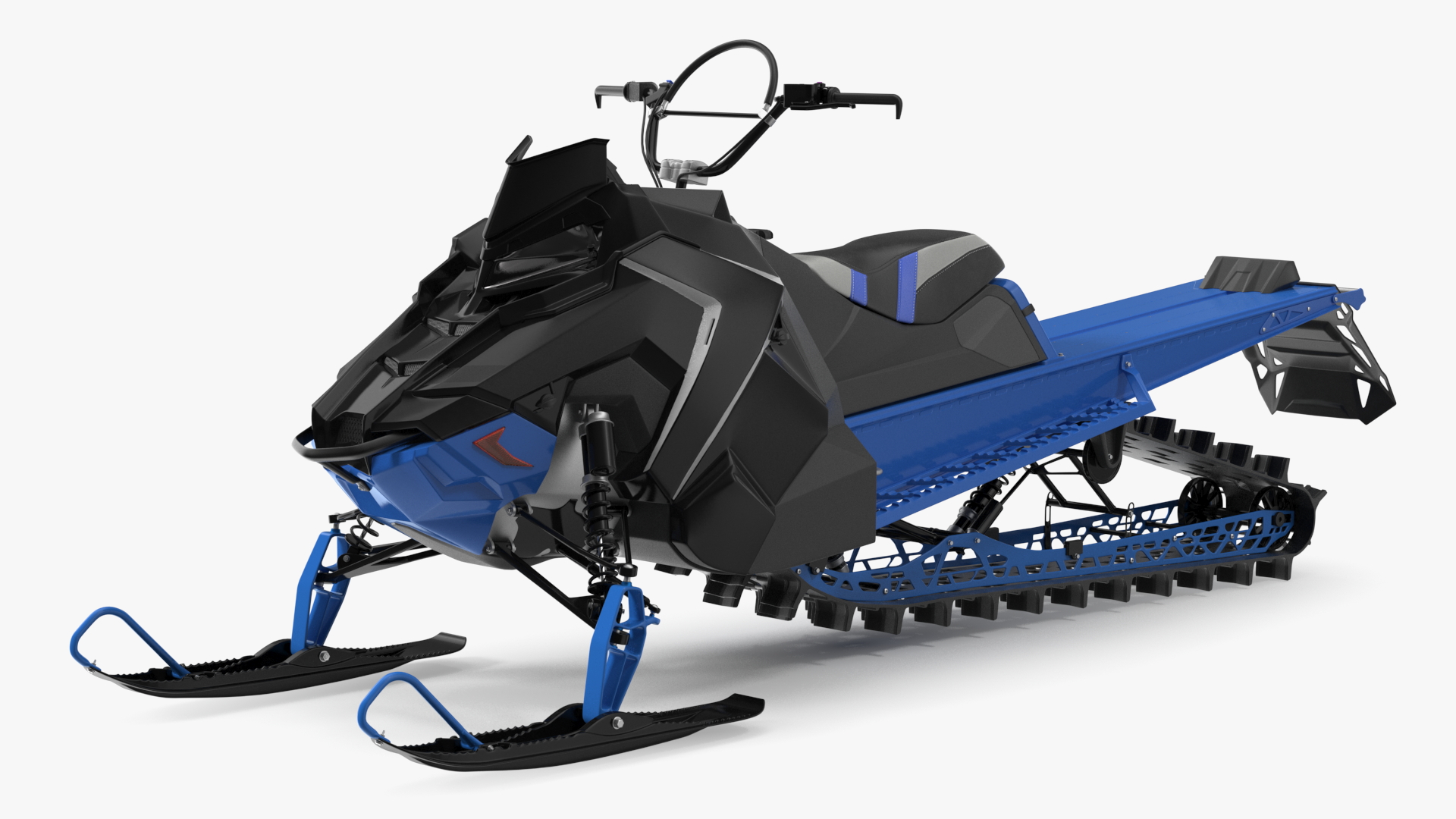 3D Electric Sled Blue model