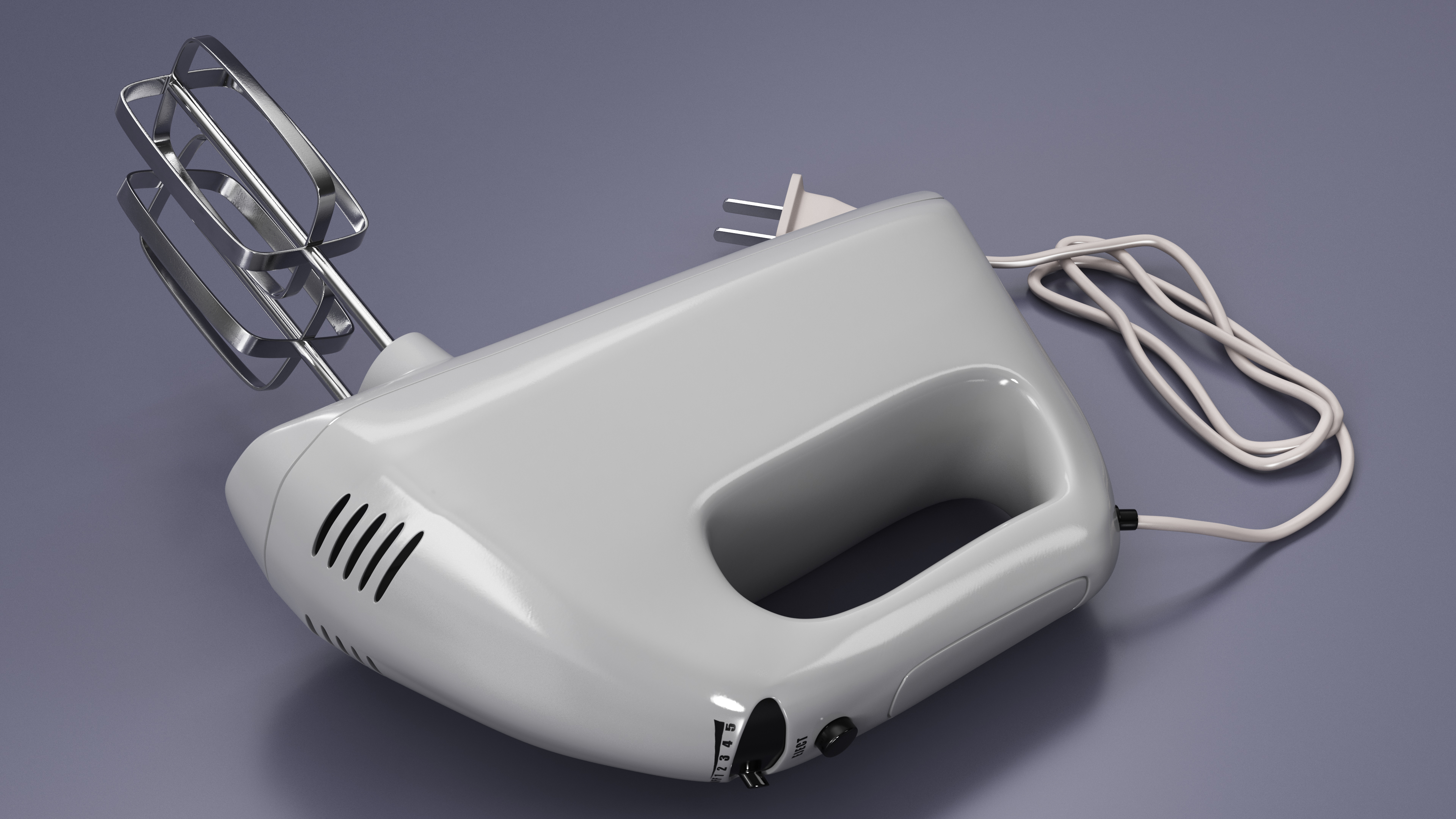 3D 5 Speed Hand Mixer model