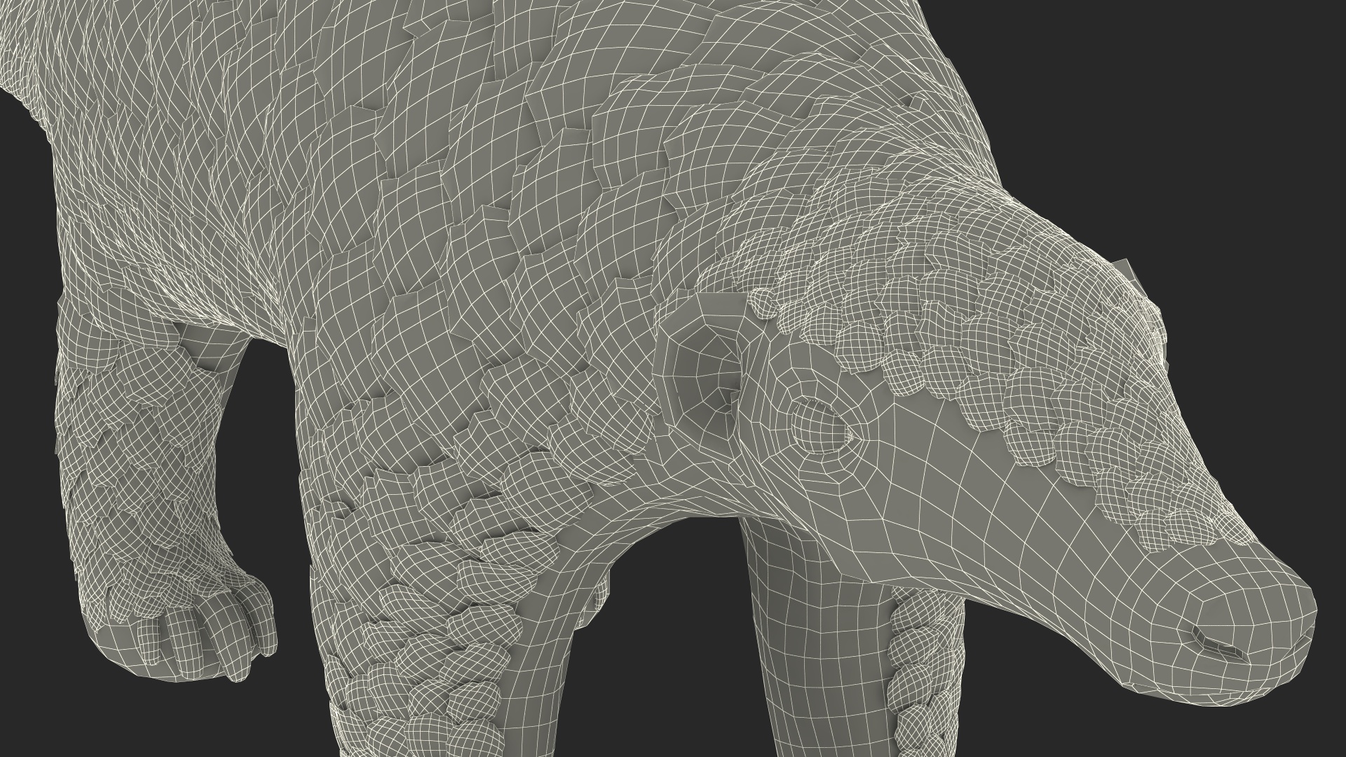 3D model Pangolin Rigged