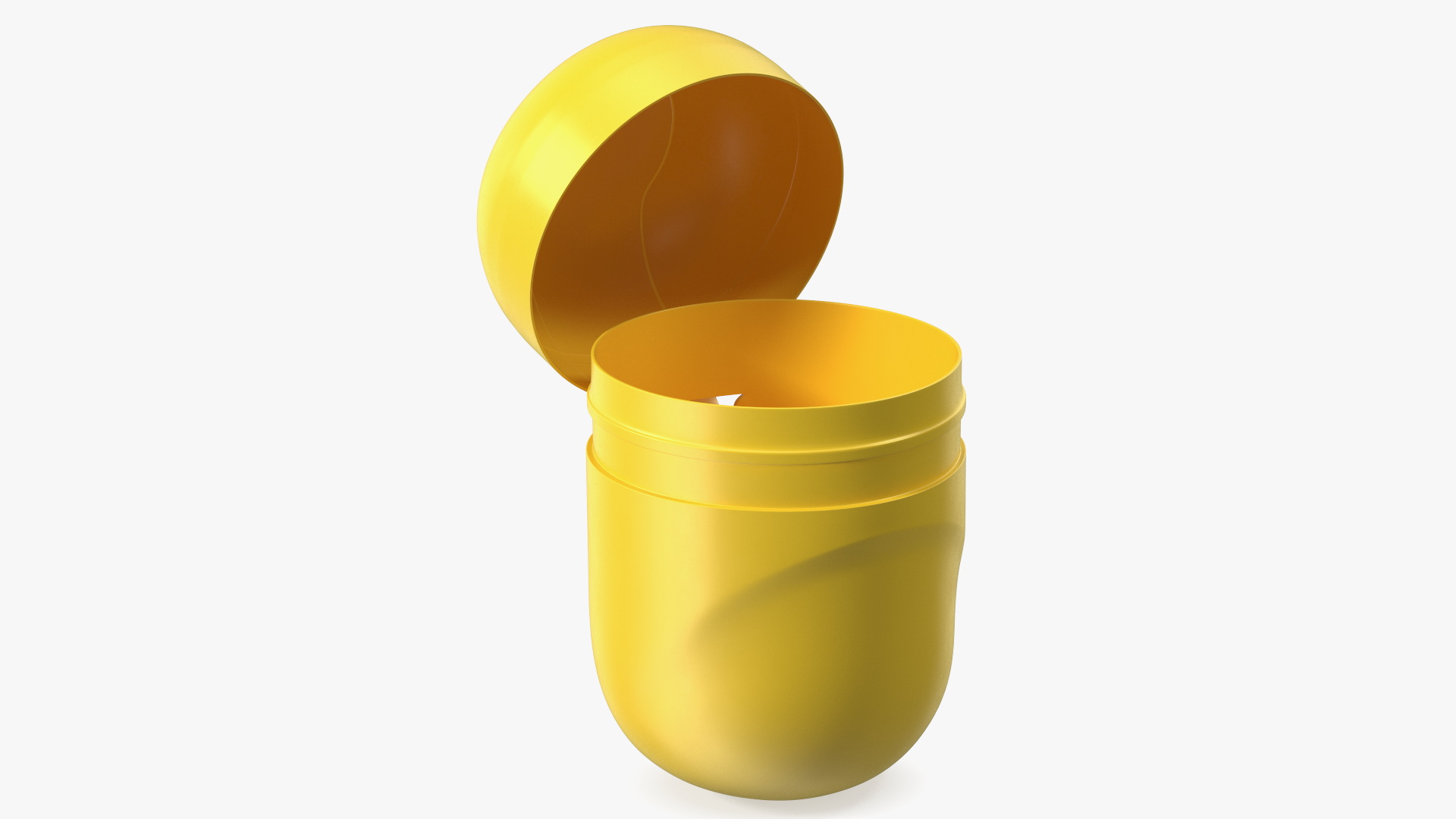 Light Open Kinder Egg Plastic Container 3D model