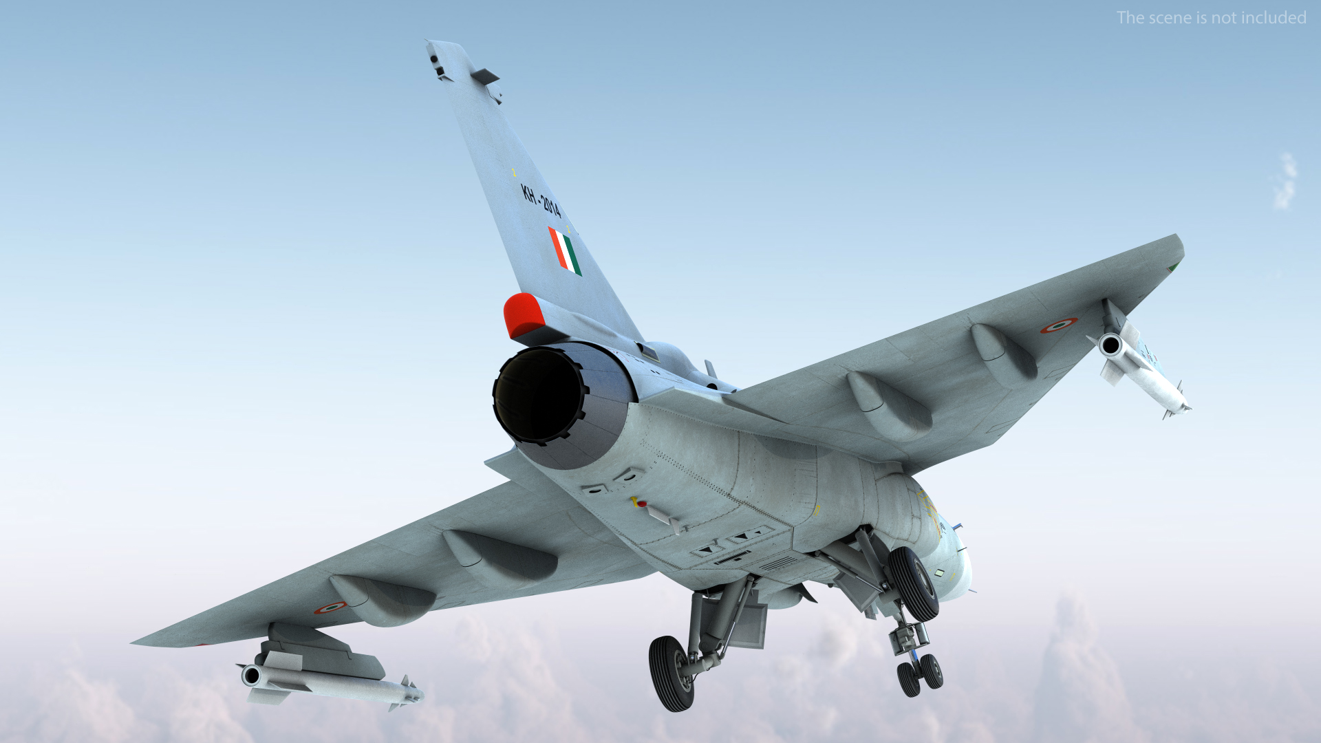 3D HAL Tejas Multirole Light Fighter model