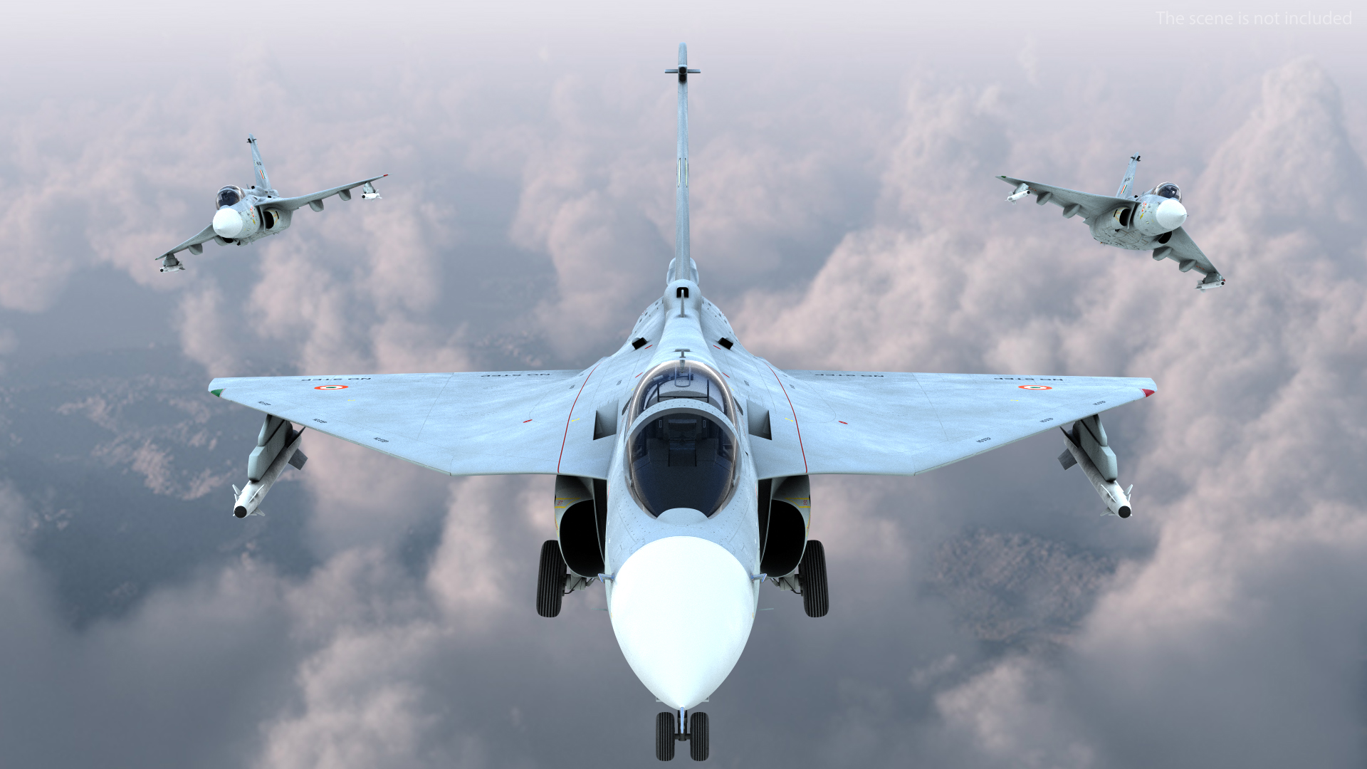 3D HAL Tejas Multirole Light Fighter model