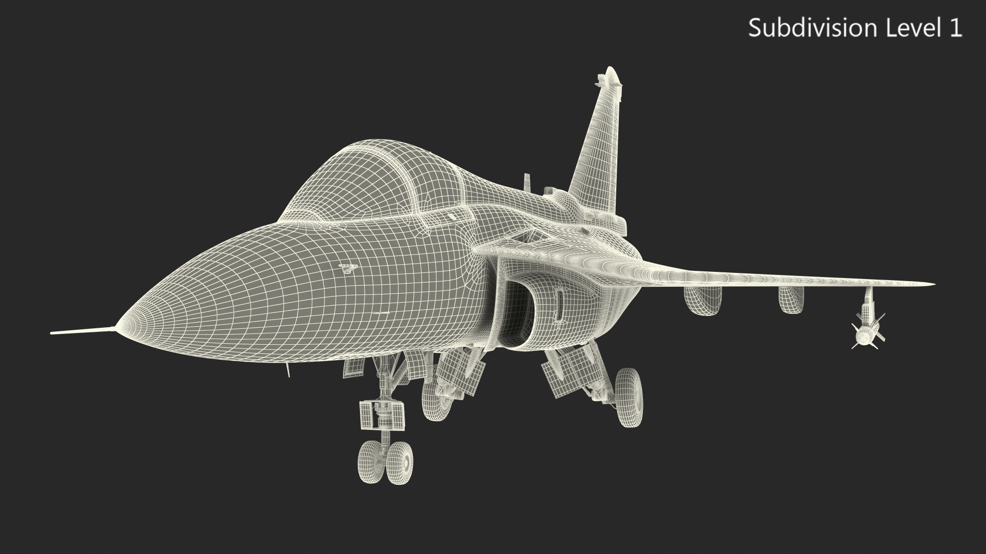 3D HAL Tejas Multirole Light Fighter model