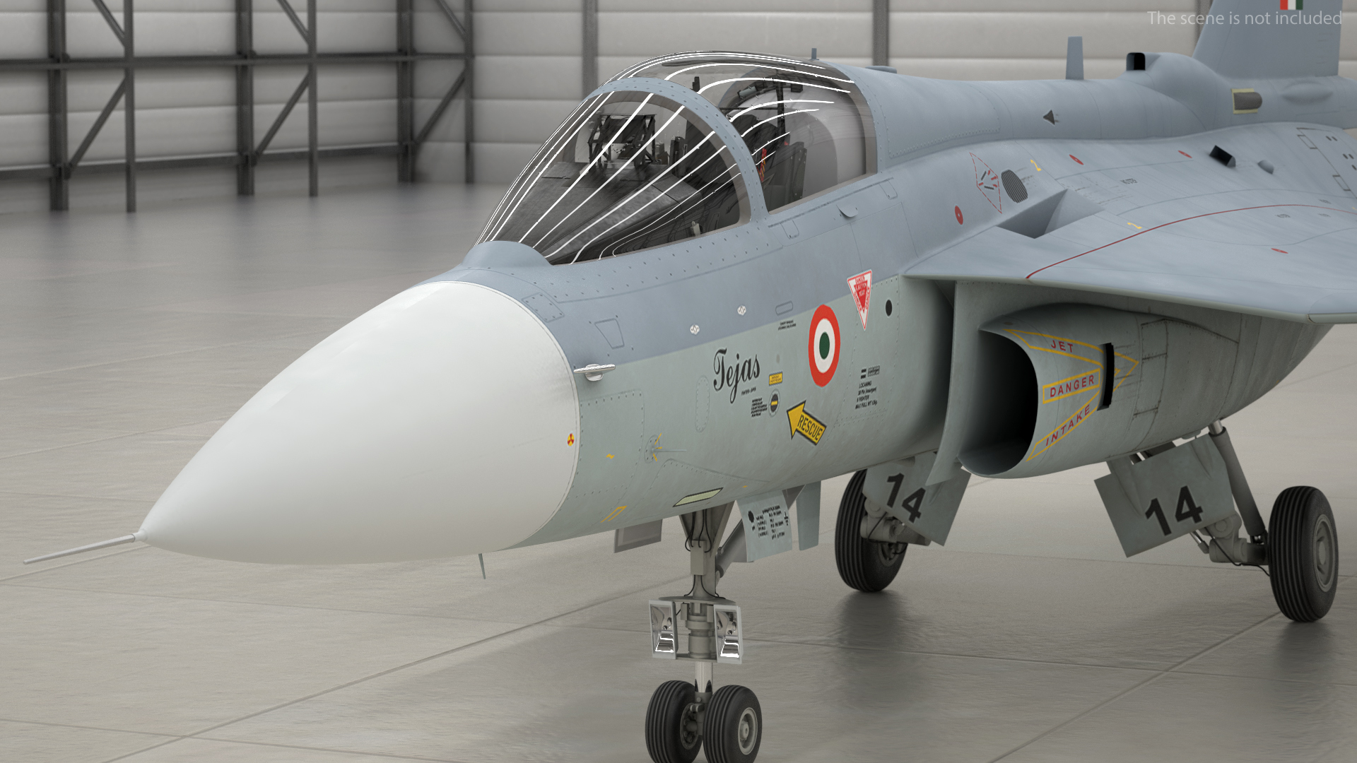 3D HAL Tejas Multirole Light Fighter model