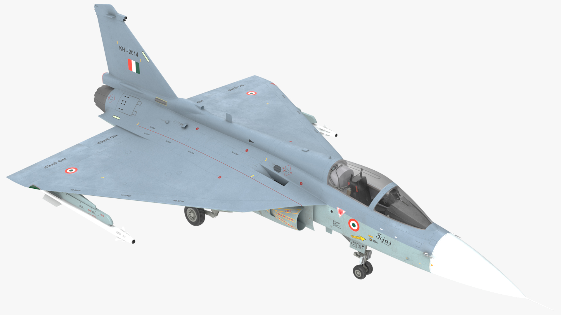 3D HAL Tejas Multirole Light Fighter model