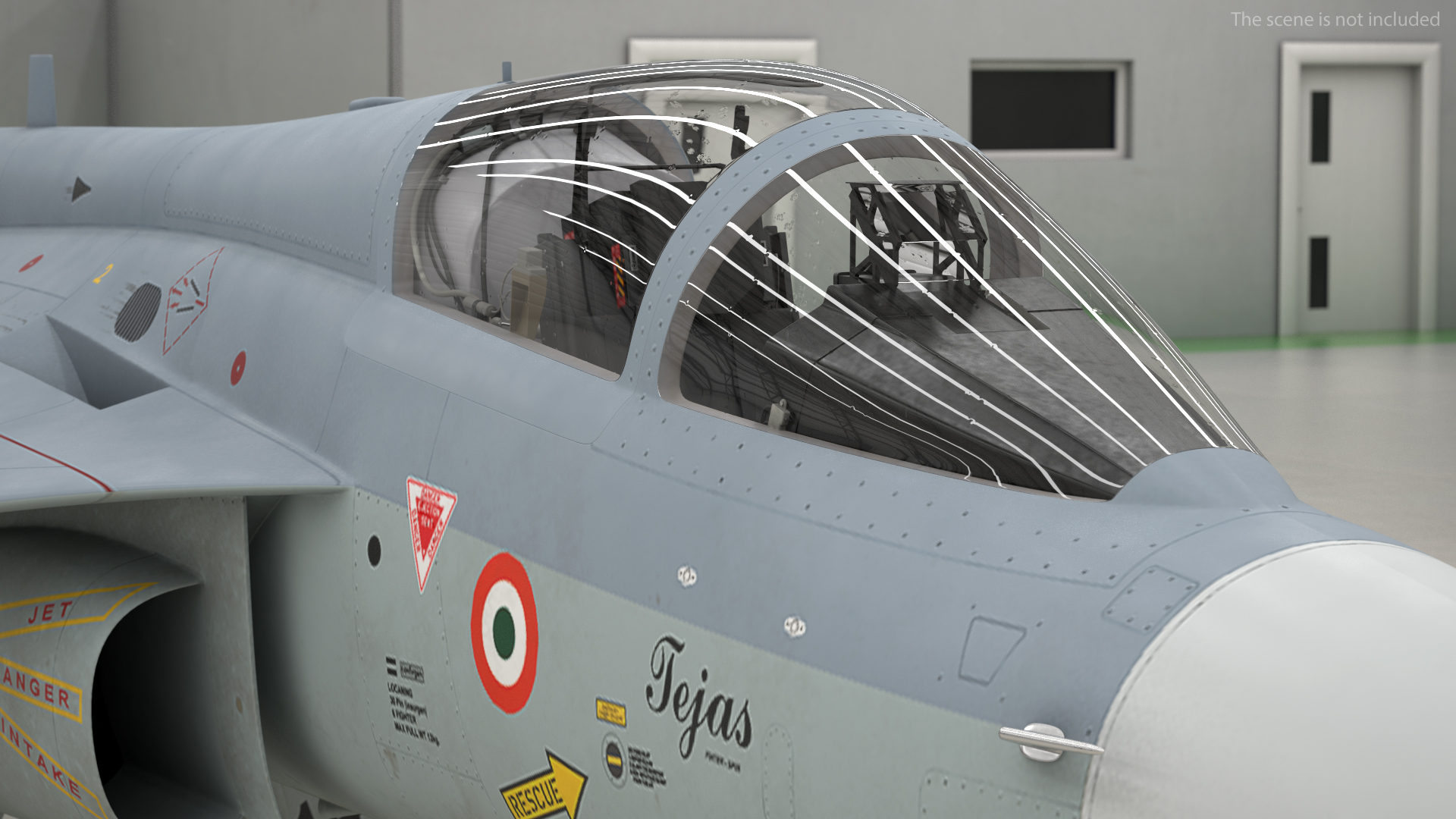 3D HAL Tejas Multirole Light Fighter model