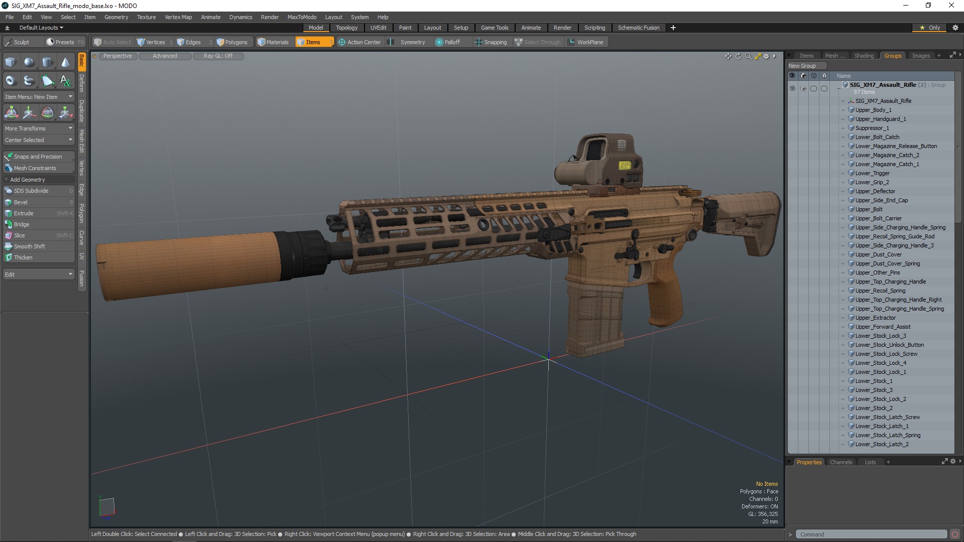 3D SIG XM7 Assault Rifle