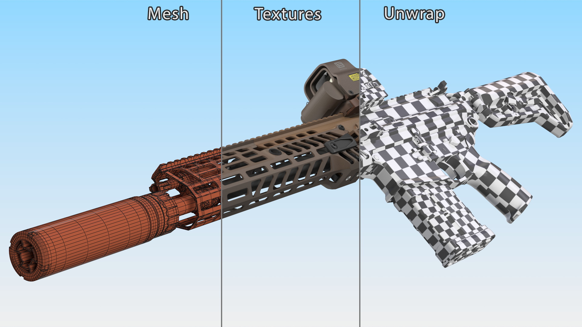 3D SIG XM7 Assault Rifle