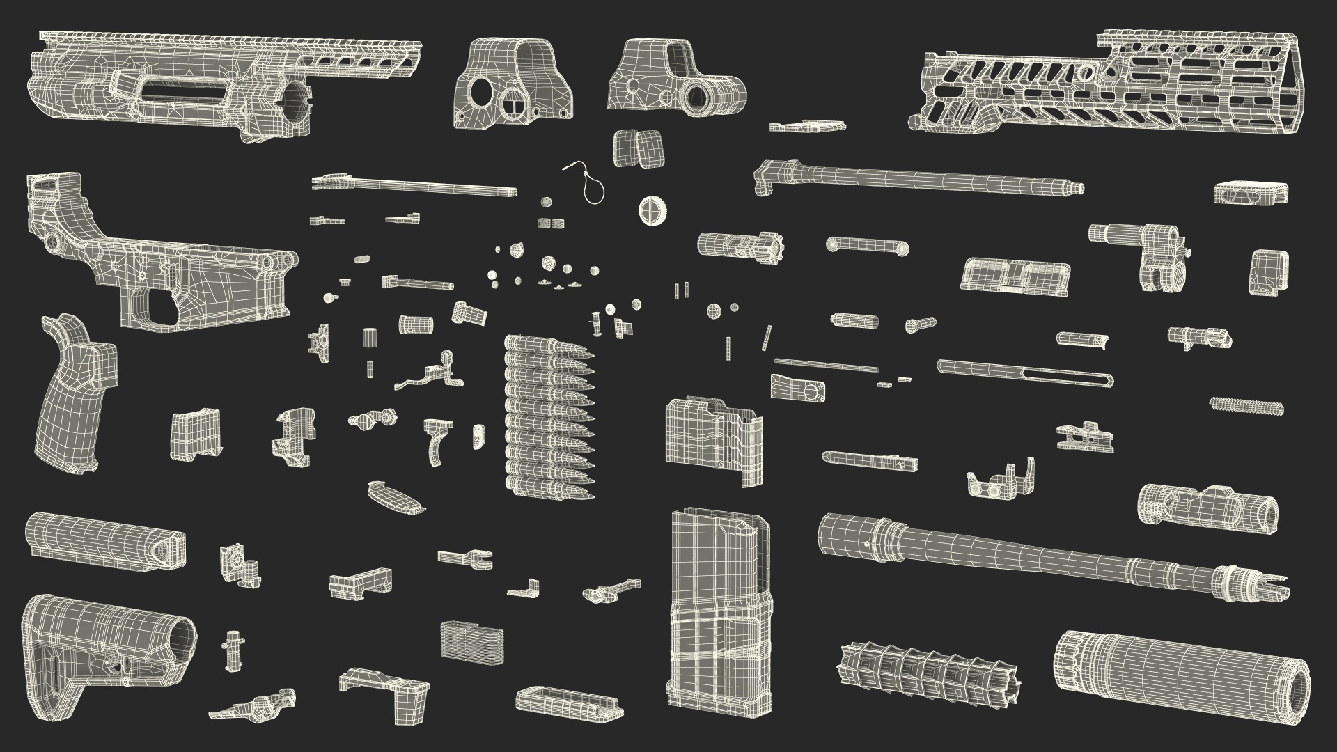 3D SIG XM7 Assault Rifle