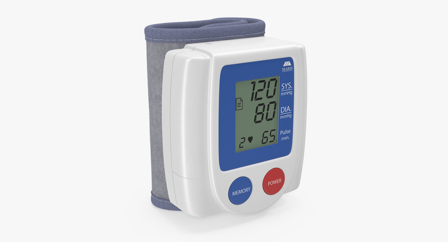 3D Wrist Blood Pressure Monitor model