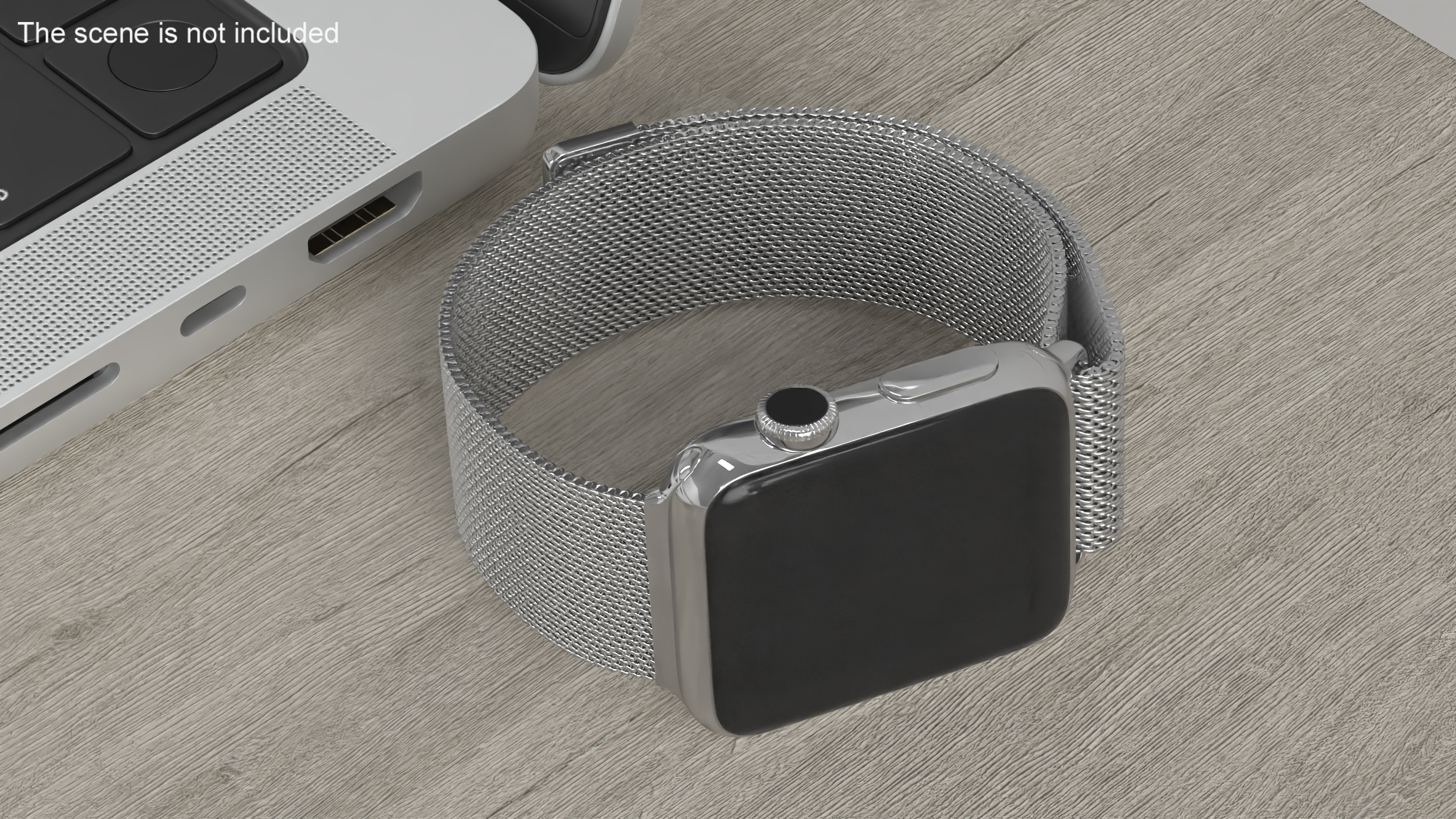 3D Apple Watch with Mesh Band