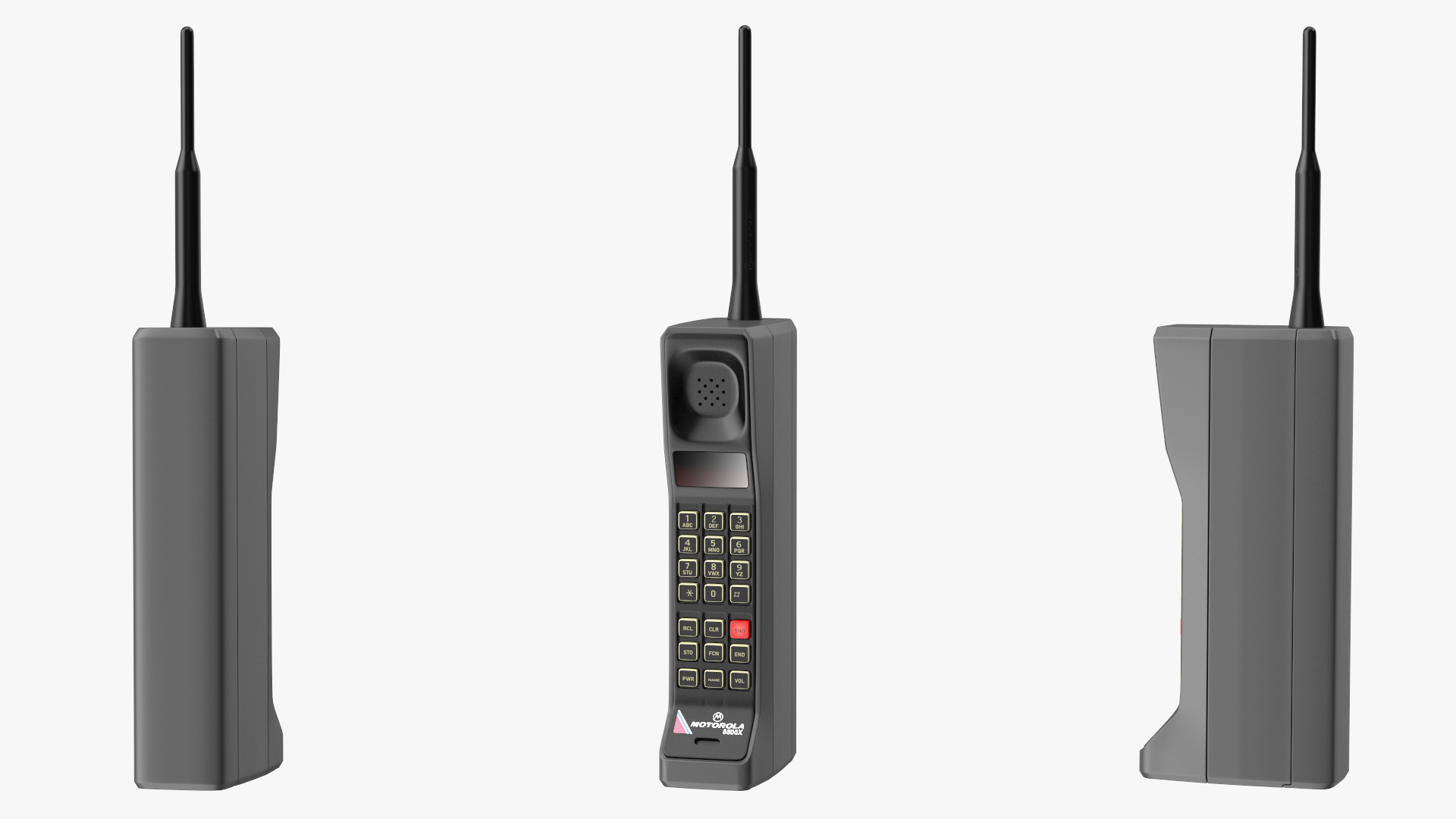 Motorola DynaTAC 8500X Cellular Phone 3D