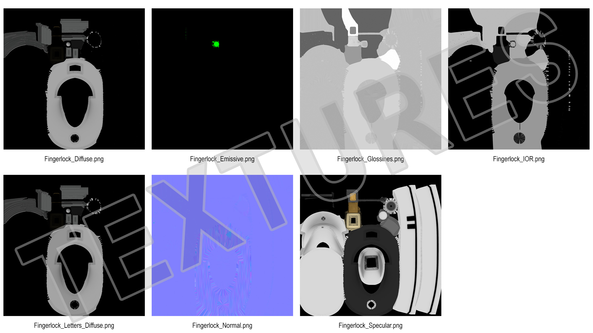 3D Biometric Fingerprint Door Lock