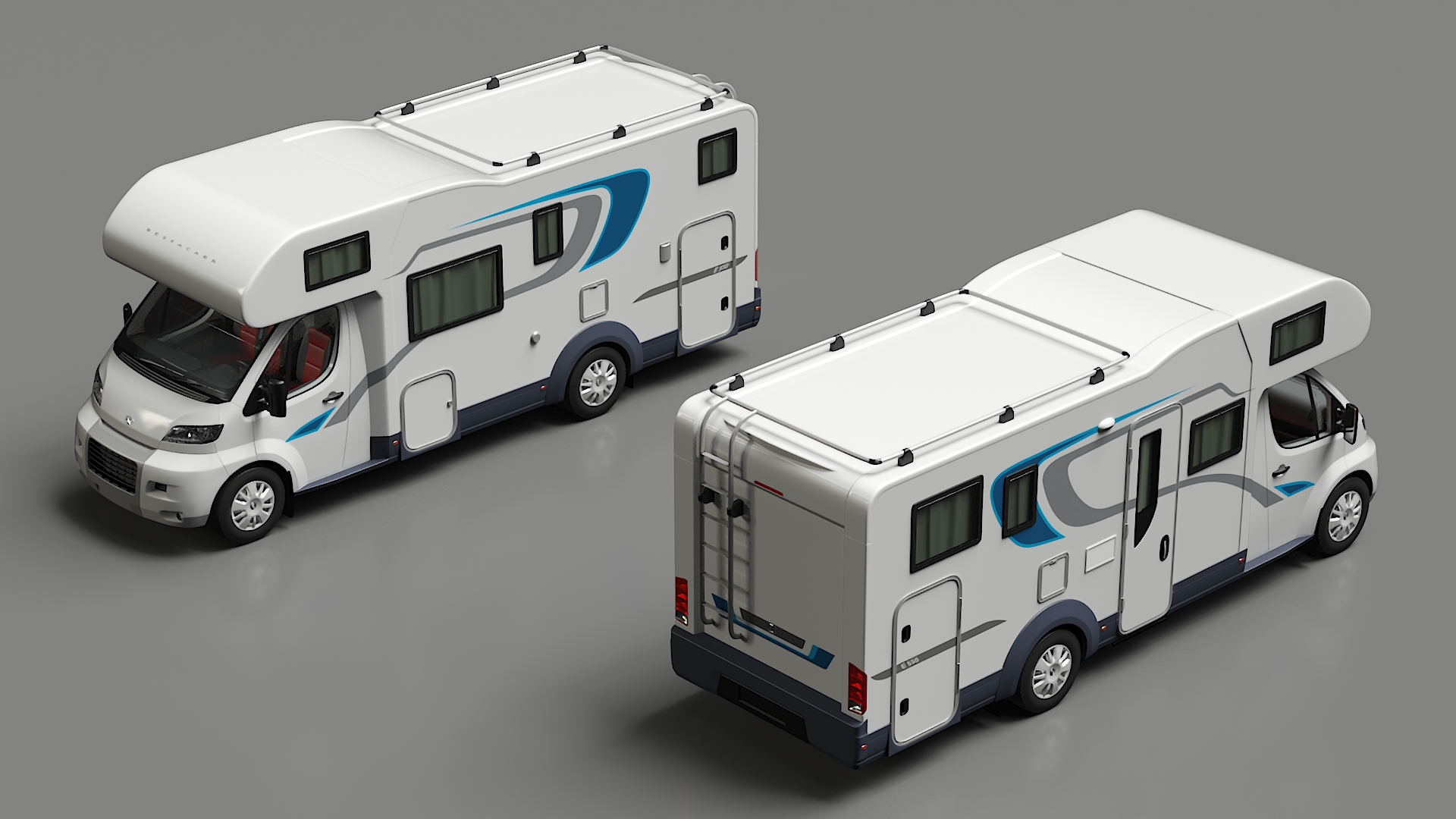 Bessacarr Modern Motorhome Recreational Vehicle 3D